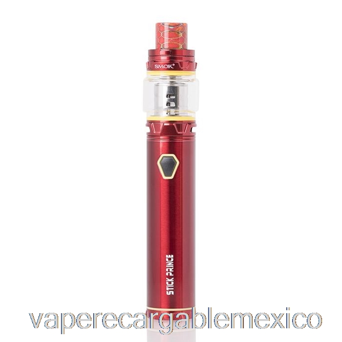 Kit Prince Vape Recargable Smok Stick - Estilo Pluma Tfv12 Prince Red